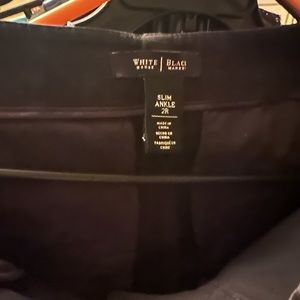 White black market pants size 2 new without tags. Never worn